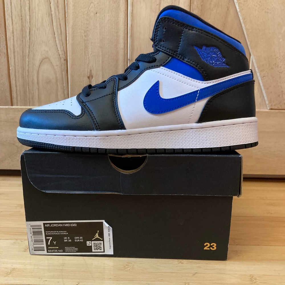 Jordan 1 Mid Racer Blue